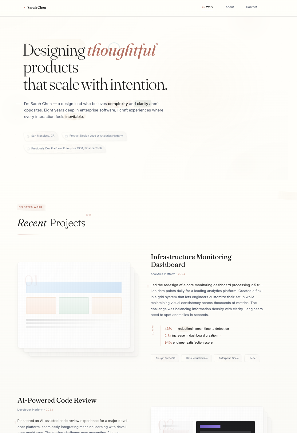Create a custom webpage result