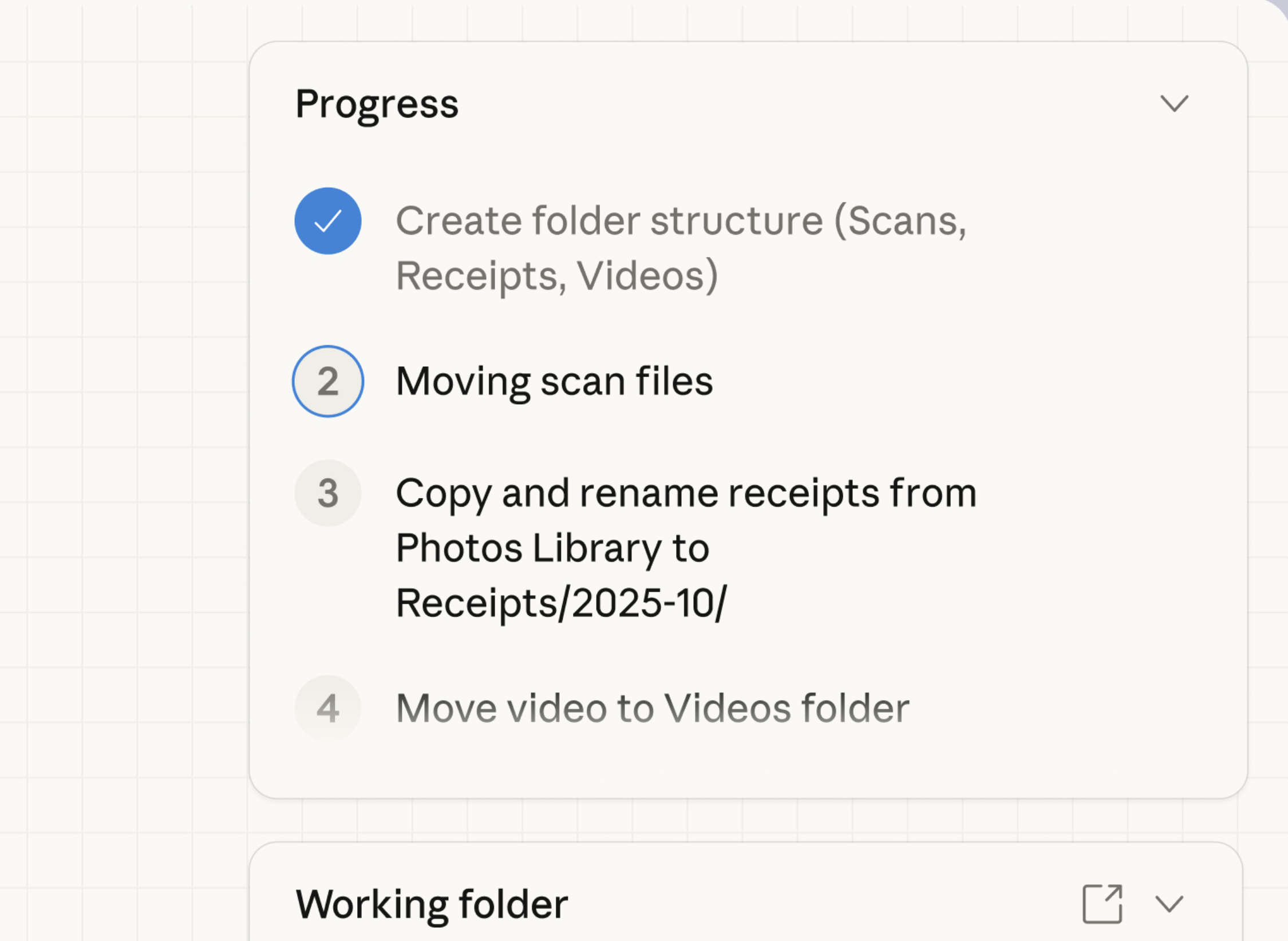 Organize files across your desktop result
