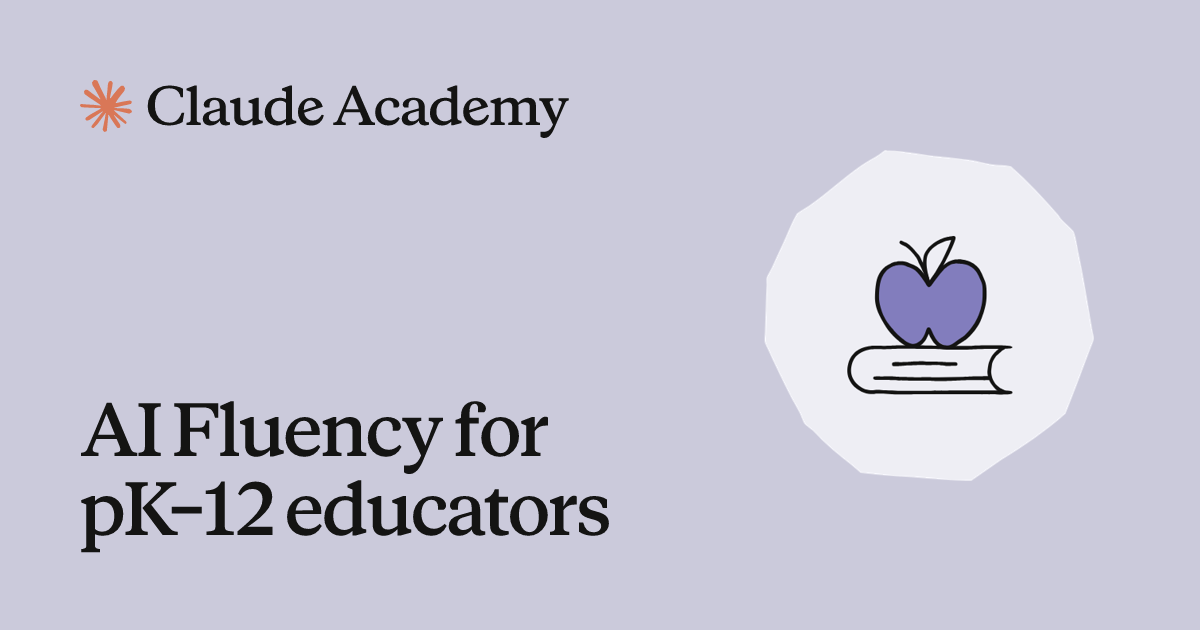 AI Fluency for pK–12 educators